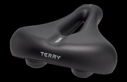 Terry Anatomica Men Herrensattel schwarz – Ansicht schräg von hinten