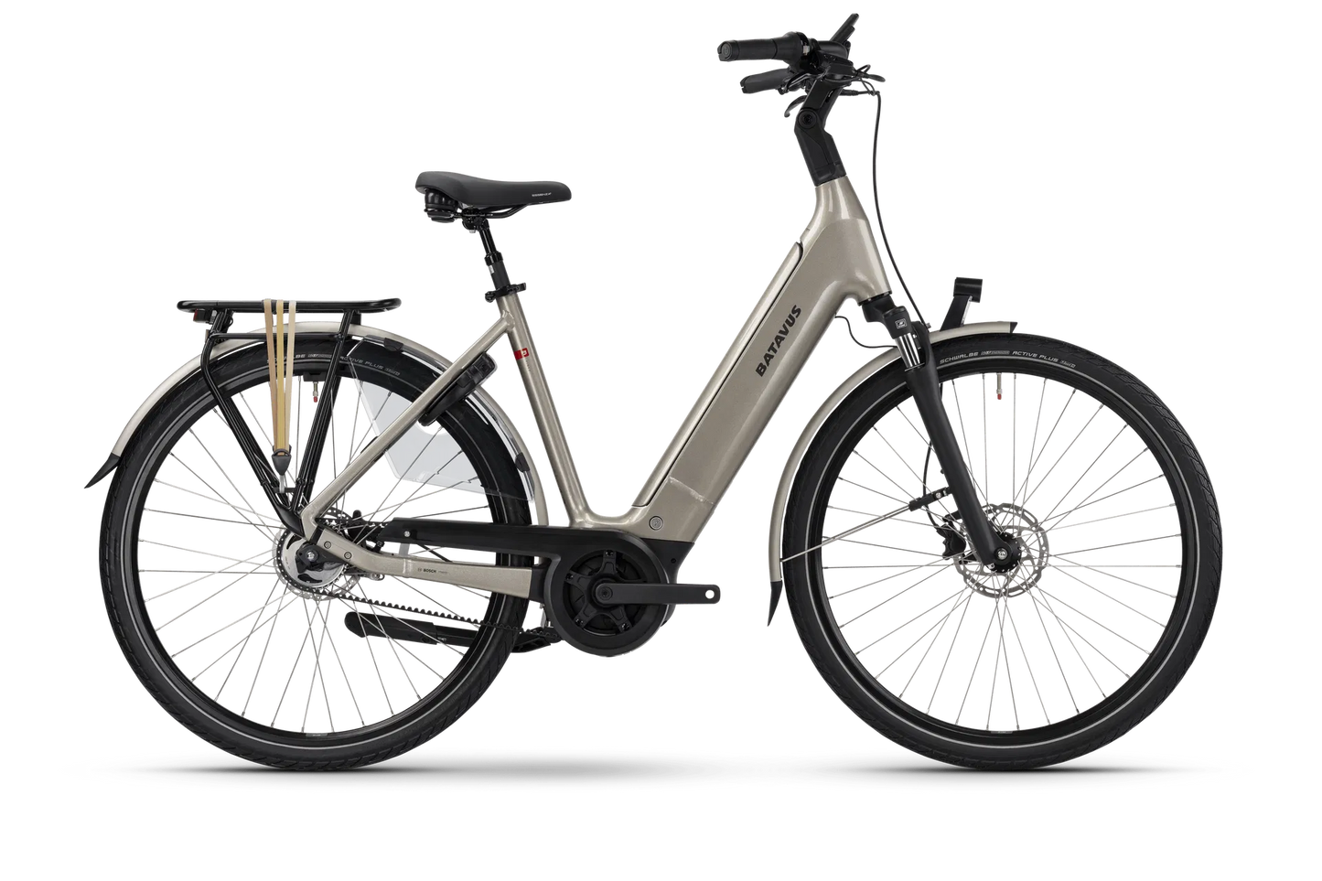 Batavus Finez E-go® Power Exclusive Plus RT 750 - Damenrad E-Bike - Champagner Gold