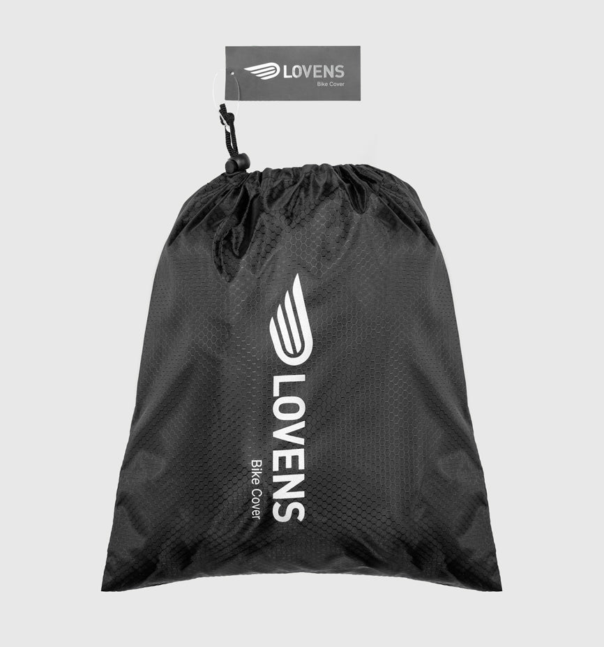 Lovens Explorer Bike Cover Abdeckplane – Detailansicht des wasserdichten Materials