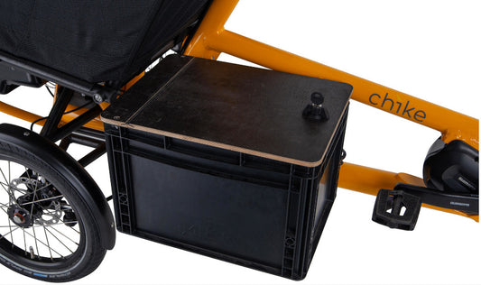 CHIKE Transportbox - Eurobox links, mit Deckel, abschließbar
