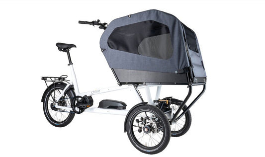 CHIKE e-Dog Lastenrad - Kristallweiß