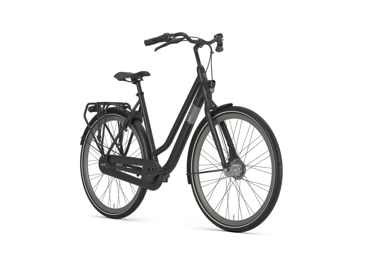 Gazelle Esprit Damenrad Black Mat mit Rücktritt – Schrägansicht