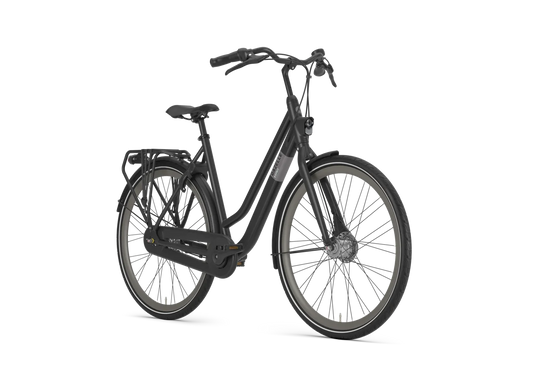 Gazelle Esprit – Damenrad mit Nabendynamo – Black Mat