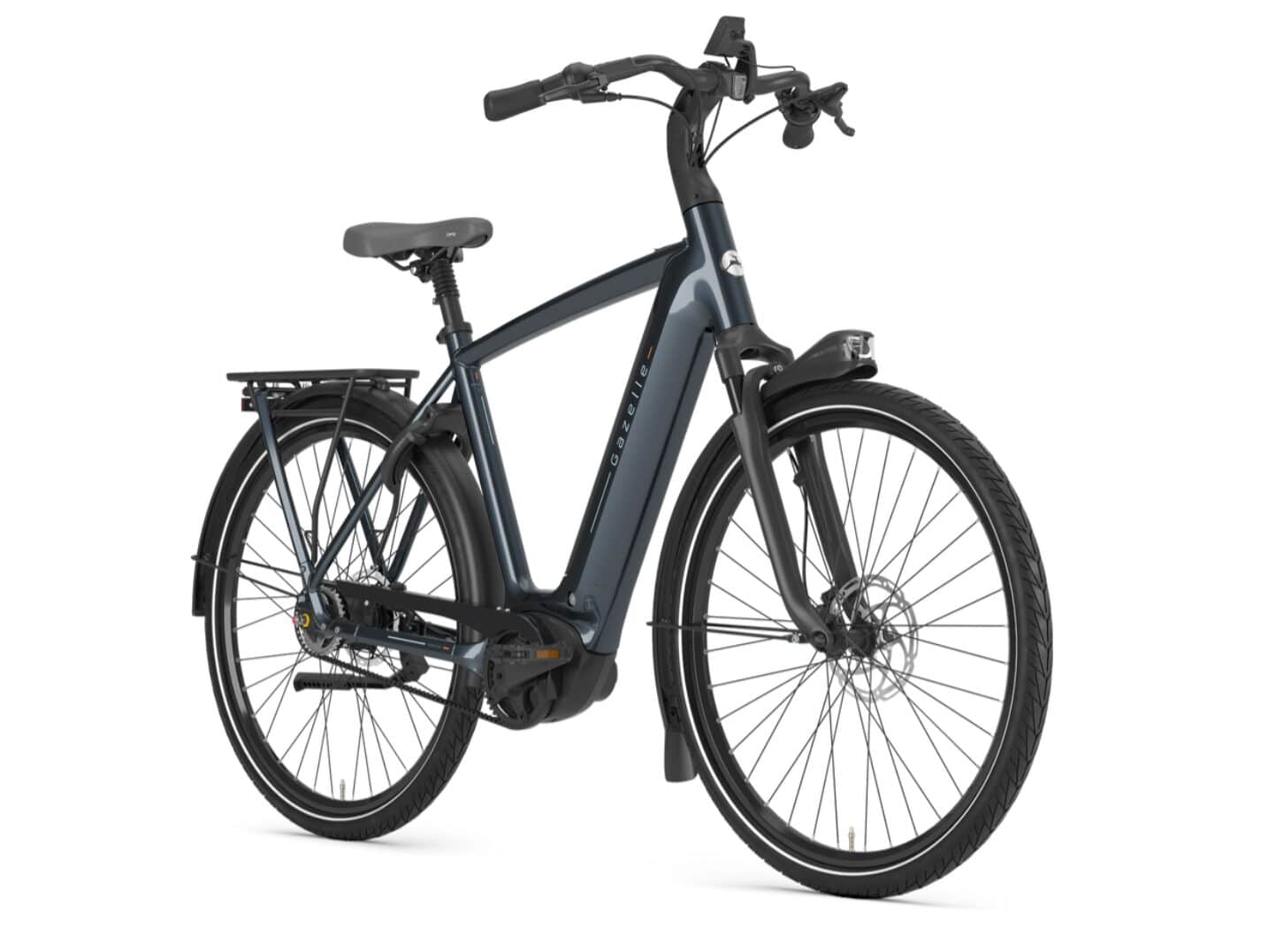 Gazelle Arroyo C5 Elite Herrenrad Anthracite Grey – Detailansicht Bosch Smart System