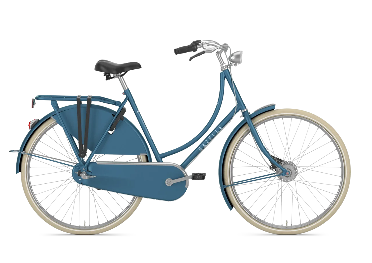 Gazelle Classic R3T Hollandrad 3-Gang Tiefeinsteiger Blau – Cycle-Lounge