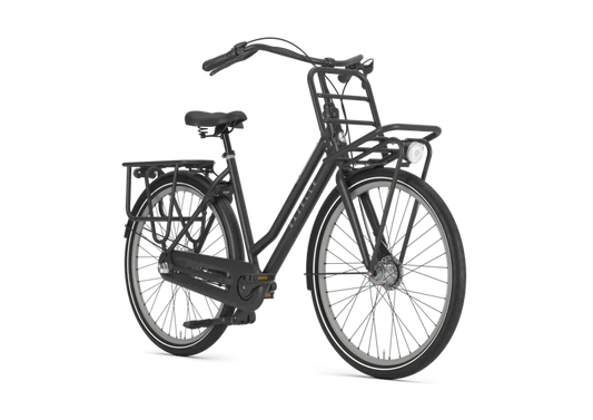 Gazelle HeavyDutyNL 3-Gang – Damenrad mit Nabendynamo – Black