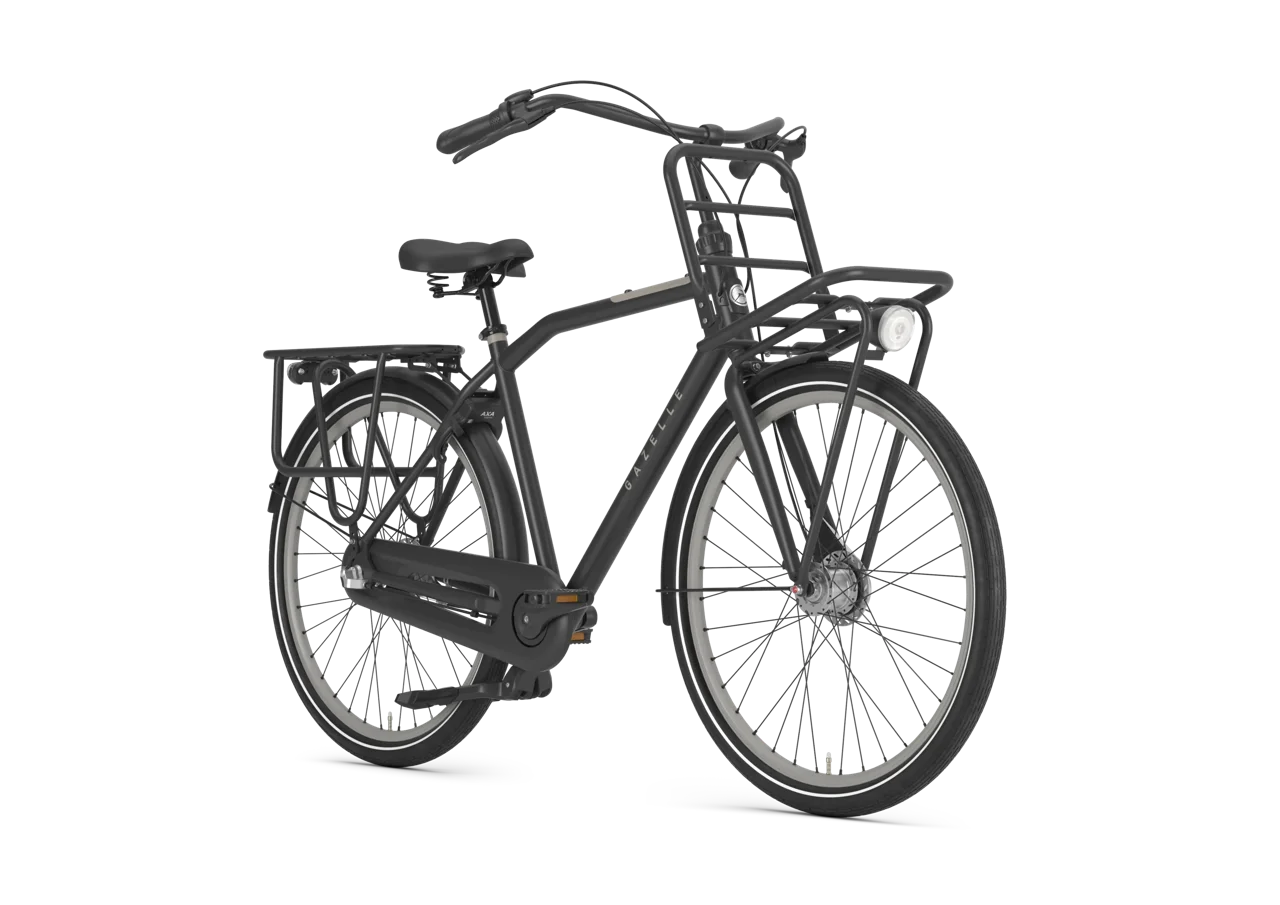 Gazelle HeavyDutyNL 3-Gang – Herrenrad mit Nabendynamo – Black
