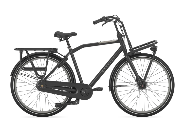 Gazelle HeavyDutyNL 7-Gang Herrenrad – Nabendynamo & Nexus – Black – Cycle-Lounge