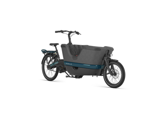 Gazelle Makki Urban E-Lastenrad – Detailansicht Gates Riemen und Bosch Antrieb