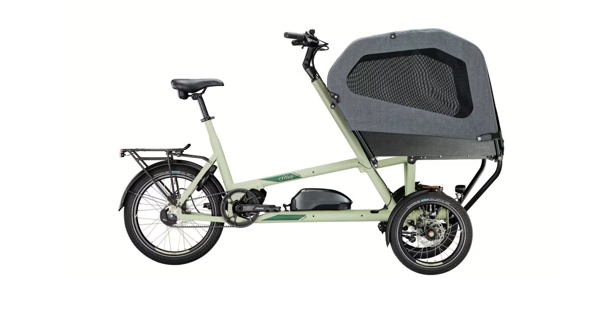 CHIKE e-Dog Lastenrad Salbei