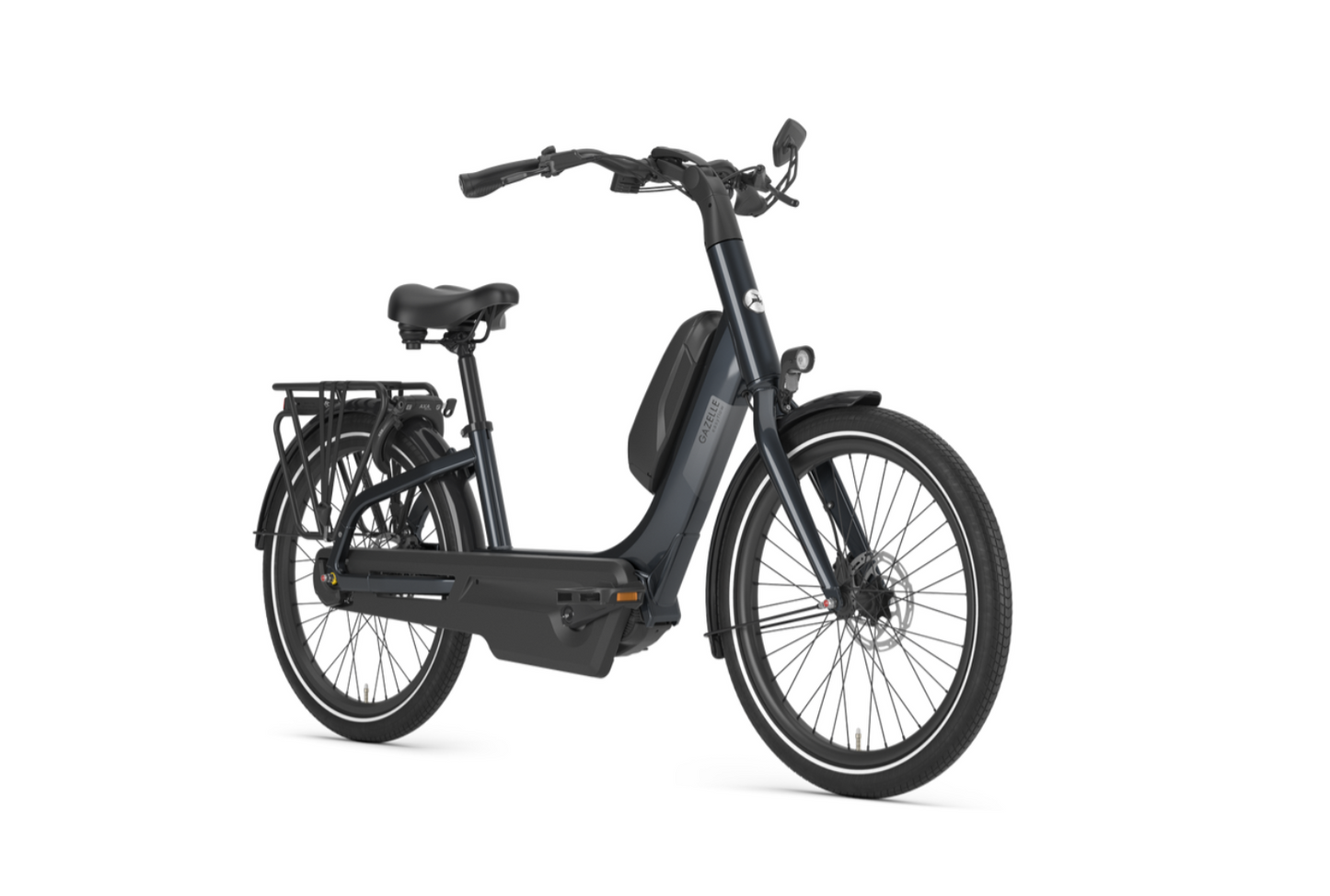 Gazelle Easyflow C8 Anthracite Grey – Detailansicht tiefer Einstieg
