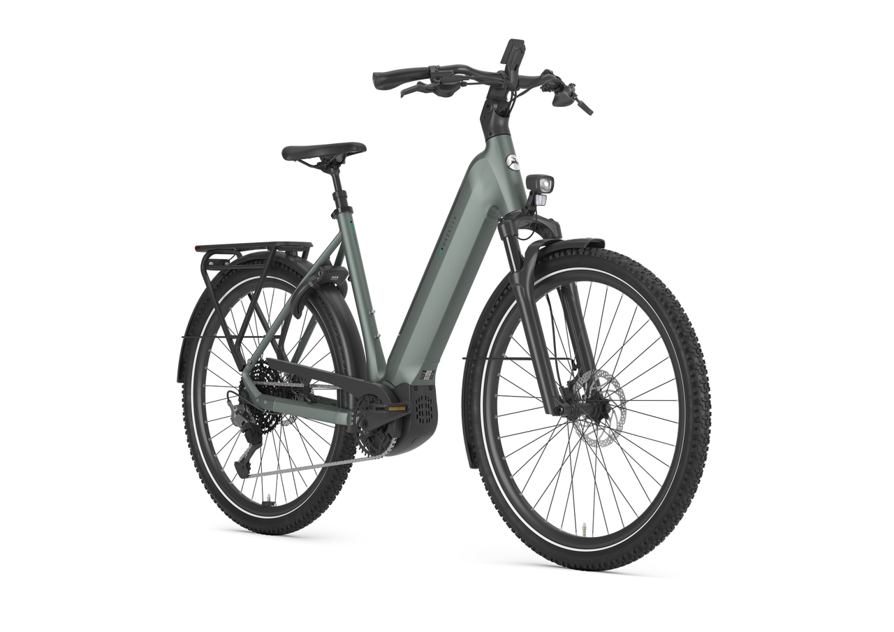 Gazelle Ultimate T11 Damenrad – Detailansicht Bosch Performance Line und Shimano CUES
