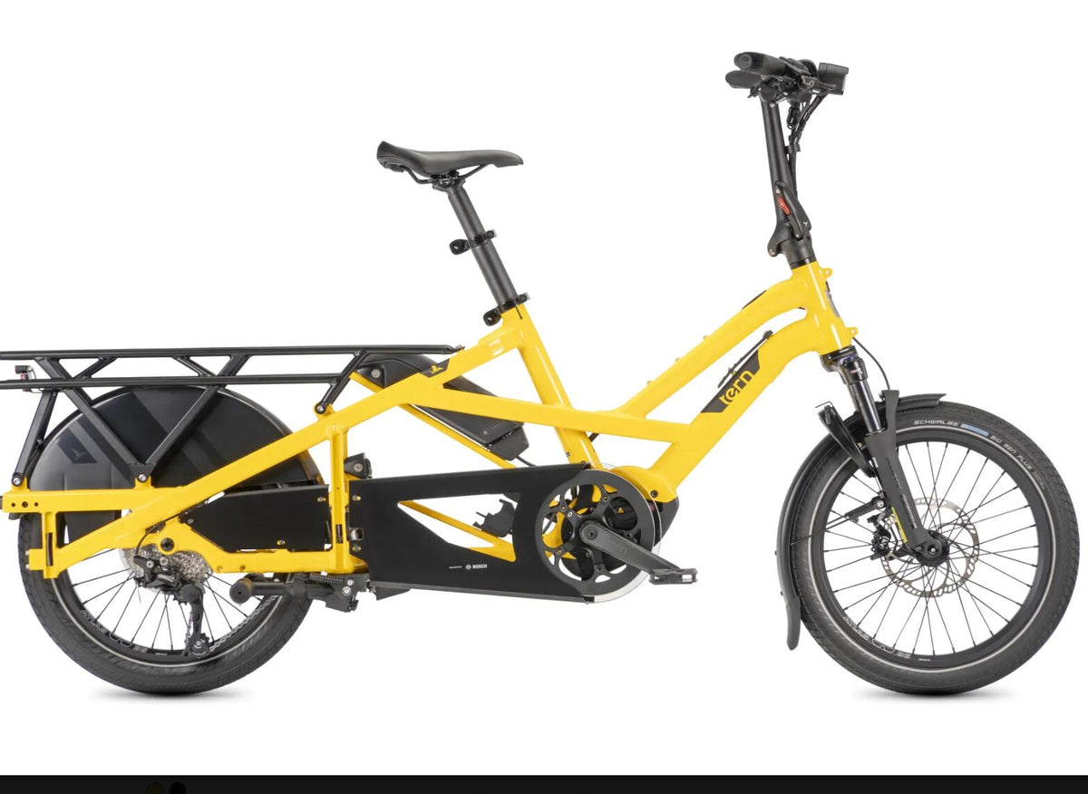 Tern GSD P10 – School Bus Yellow Frontansicht