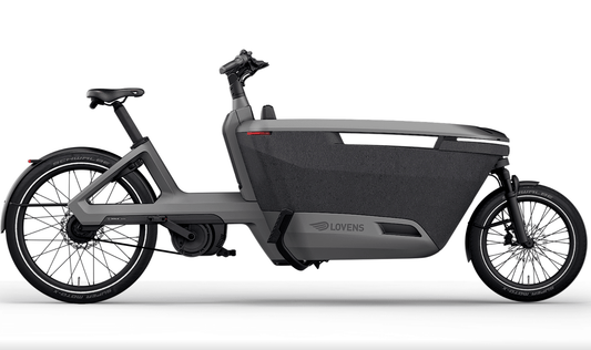 Lovens Explorer 2 S100 - Lastenrad - Alloy Grey