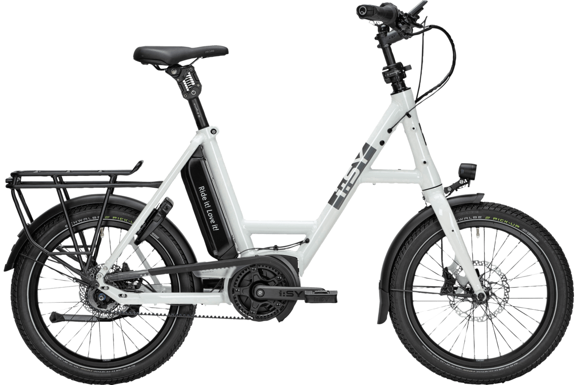 i:SY E5 ZR F 2026 Seashell White – Kompakt-E-Bike mit Bosch Performance Line und 545 Wh Akku