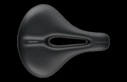 Terry Anatomica Flex Gel Men Herrensattel schwarz – Draufsicht