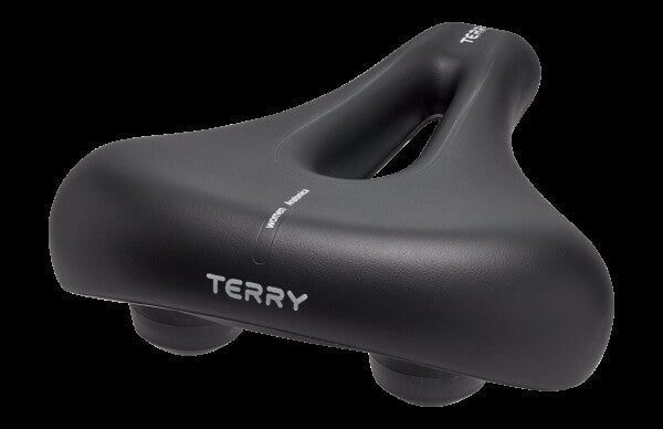 Terry Anatomica Women Damensattel schwarz – Ansicht schräg von hinten