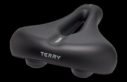 Terry Anatomica Men Herrensattel schwarz – Ansicht schräg von hinten