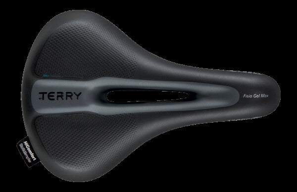 Terry Fisio Flex Gel Max Men Herrensattel schwarz – Draufsicht