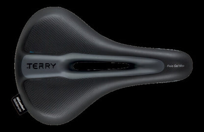 Terry Fisio Flex Gel Max Men Herrensattel schwarz – Draufsicht