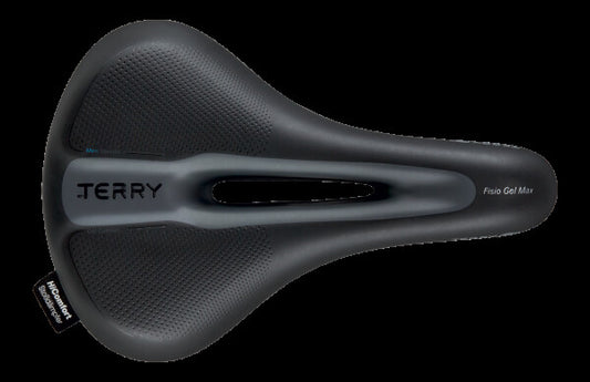 Terry Fisio Flex Gel Max Men Herrensattel schwarz – Draufsicht