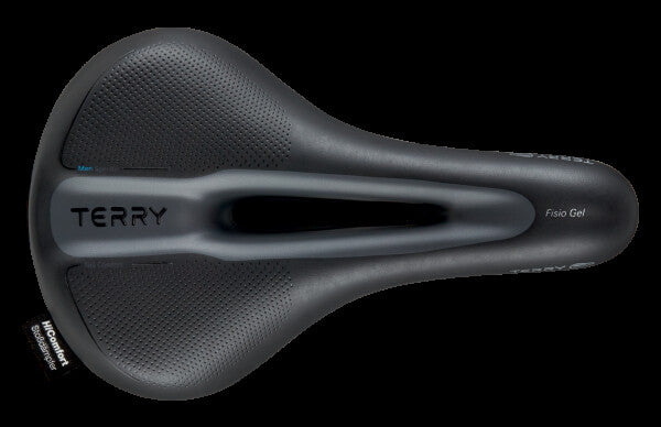 Terry Fisio Flex Gel Men Herrensattel schwarz – Draufsicht