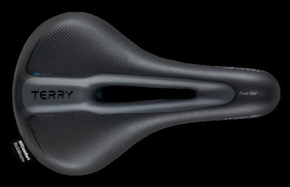 Terry Fisio Flex Gel Men Herrensattel schwarz – Draufsicht