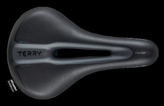 Terry Fisio Flex Gel Men Herrensattel schwarz – Draufsicht