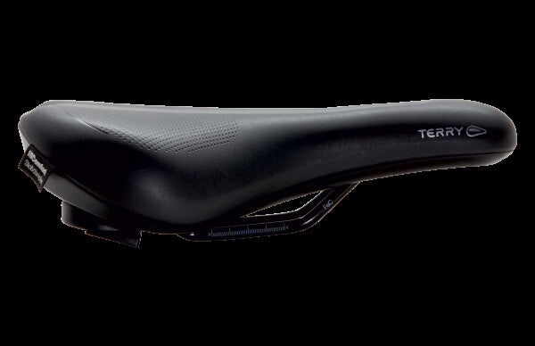 Terry Fisio Flex Gel Men Herrensattel schwarz – Seitenansicht