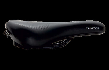 Terry Fisio Flex Gel Max Men Herrensattel schwarz – Seitenansicht