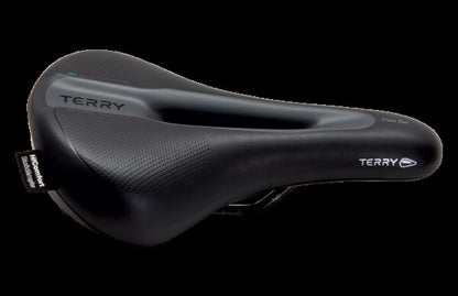 Terry Fisio Flex Gel Men Herrensattel schwarz – Seitenprofil