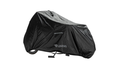 Lovens Explorer Bike Cover Abdeckplane über dem Lastenrad mit Regenverdeck