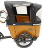Cangoo Buckle Lastenrad Premium Regenverdeck - schwarz