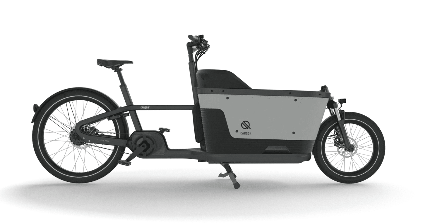 Carqon Cruise Smart E2 Lastenrad in Schwarz, Modell 2026