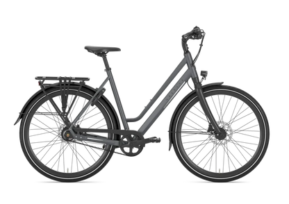 Gazelle Chamonix S11 28 Zoll Herrenrad Cloud Grey Matt – Seitenansicht