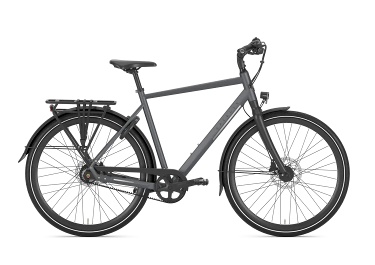 Gazelle Chamonix S11 28 Zoll Herrenrad High-Step Cloud Grey Matt – Seitenansicht