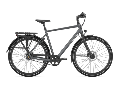 Gazelle Chamonix S11 28 Zoll Herrenrad High-Step Cloud Grey Matt – Seitenansicht