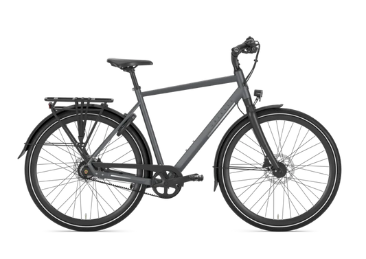 Gazelle Chamonix S11 28 Zoll Herrenrad High-Step Cloud Grey Matt – Seitenansicht