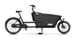 Dolly Joy Lastenrad in Black Graphite, Studioaufnahme