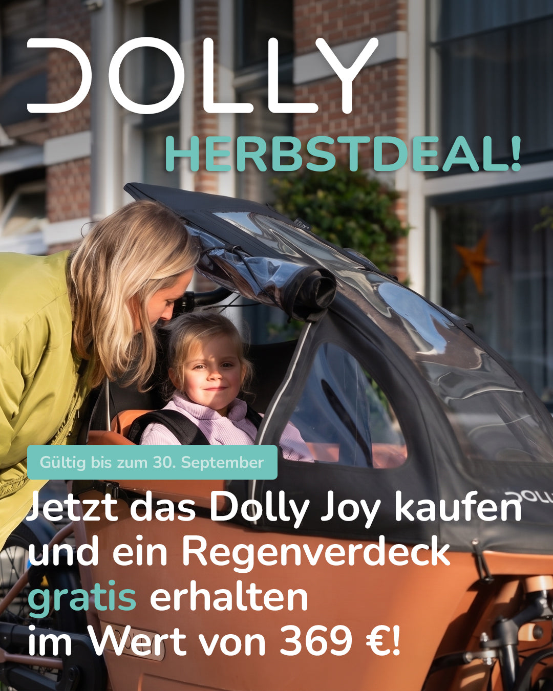 Dolly Joy E-Lastenrad — Bosch Performance Line Mittelmotor