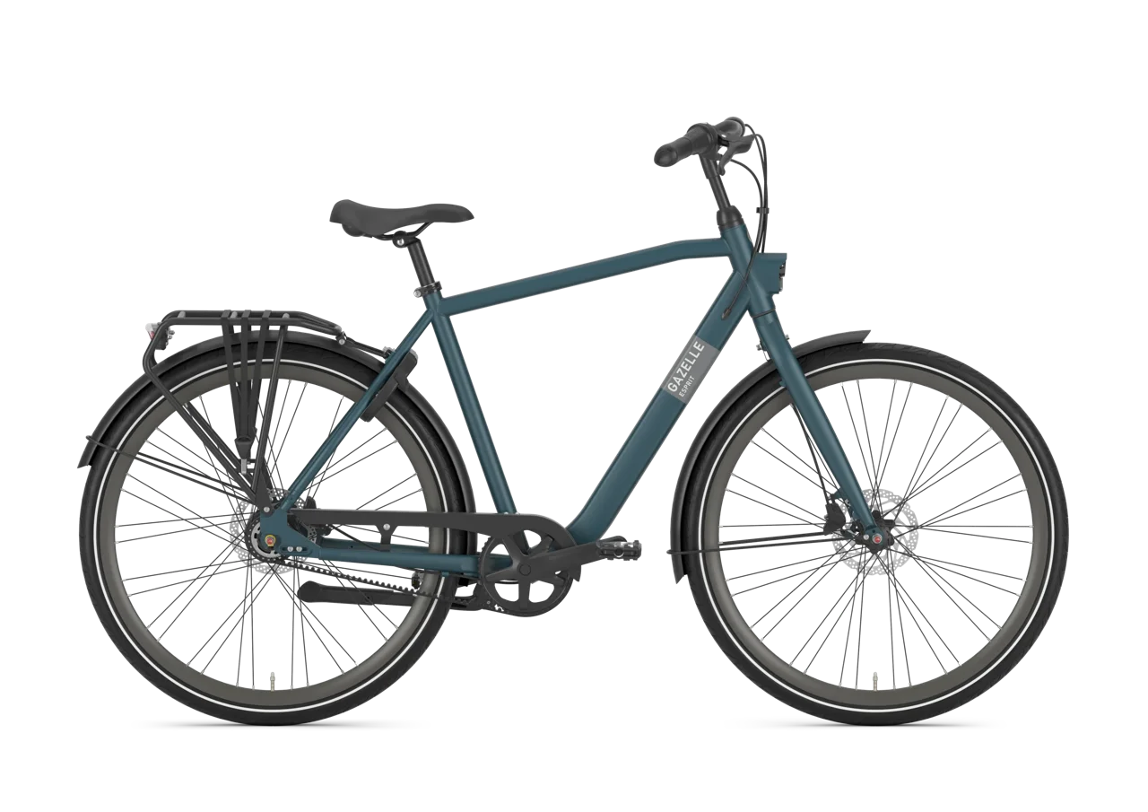 Gazelle Esprit Belt – Herrenrad mit Riemenantrieb und Nabendynamo – Pine Green
