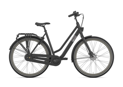 Gazelle Esprit – Damenrad mit Nabendynamo und Rücktritt – Black Mat