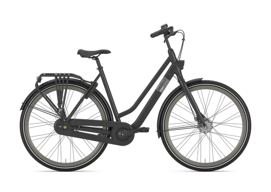 Gazelle Esprit – Damenrad mit Nabendynamo und Rücktritt – Black Mat