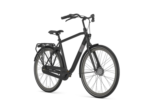 Gazelle Esprit – Herrenrad mit Nabendynamo und Rücktritt – Black Mat