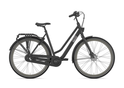 Gazelle Esprit L – Damenrad mit Nabendynamo – Black Mat