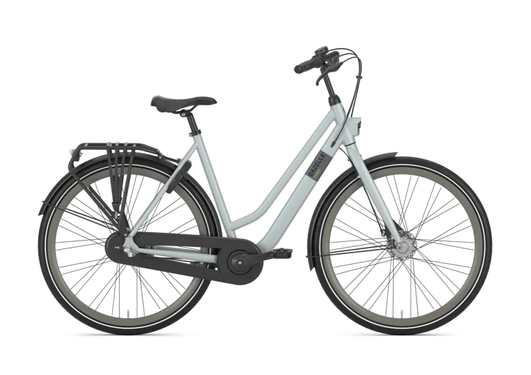 Gazelle Esprit L – Damenrad mit Nabendynamo – Lunar Grey Mat