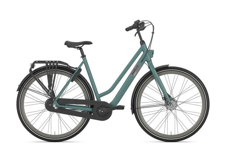 Gazelle Esprit L – Damenrad mit Nabendynamo – Thyme Green Mat