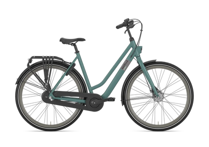 Gazelle Esprit L – Damenrad mit Nabendynamo – Thyme Green Mat