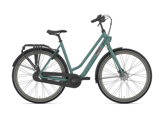 Gazelle Esprit L – Damenrad mit Nabendynamo – Thyme Green Mat