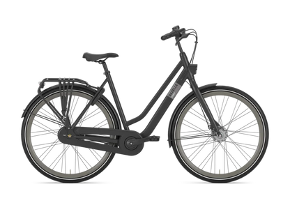 Gazelle Esprit – Damenrad mit Nabendynamo – Black Mat